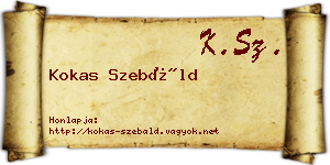Kokas Szebáld névjegykártya